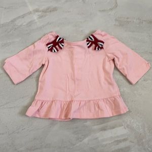 Janie and Jack pink top